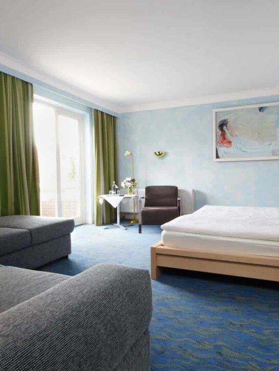 Residenz – Doppelzimmer Komfort – Schlaf- und Wohnbereich